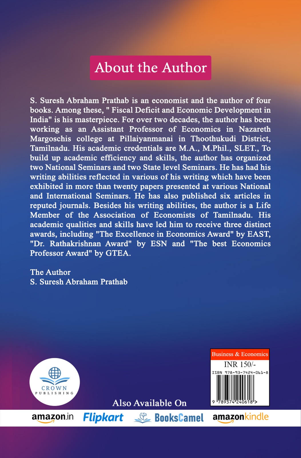 Fiscal Deficit and Economic Development in India